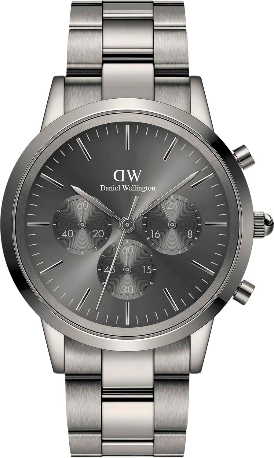 Наручные часы Daniel Wellington Iconic Chronograph 42 Link Graphite