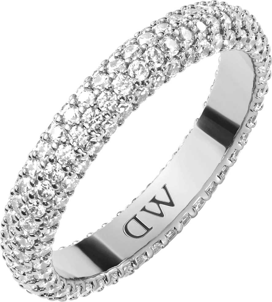 Стальное кольцо Daniel Wellington Pave-Ring-S с кристаллами