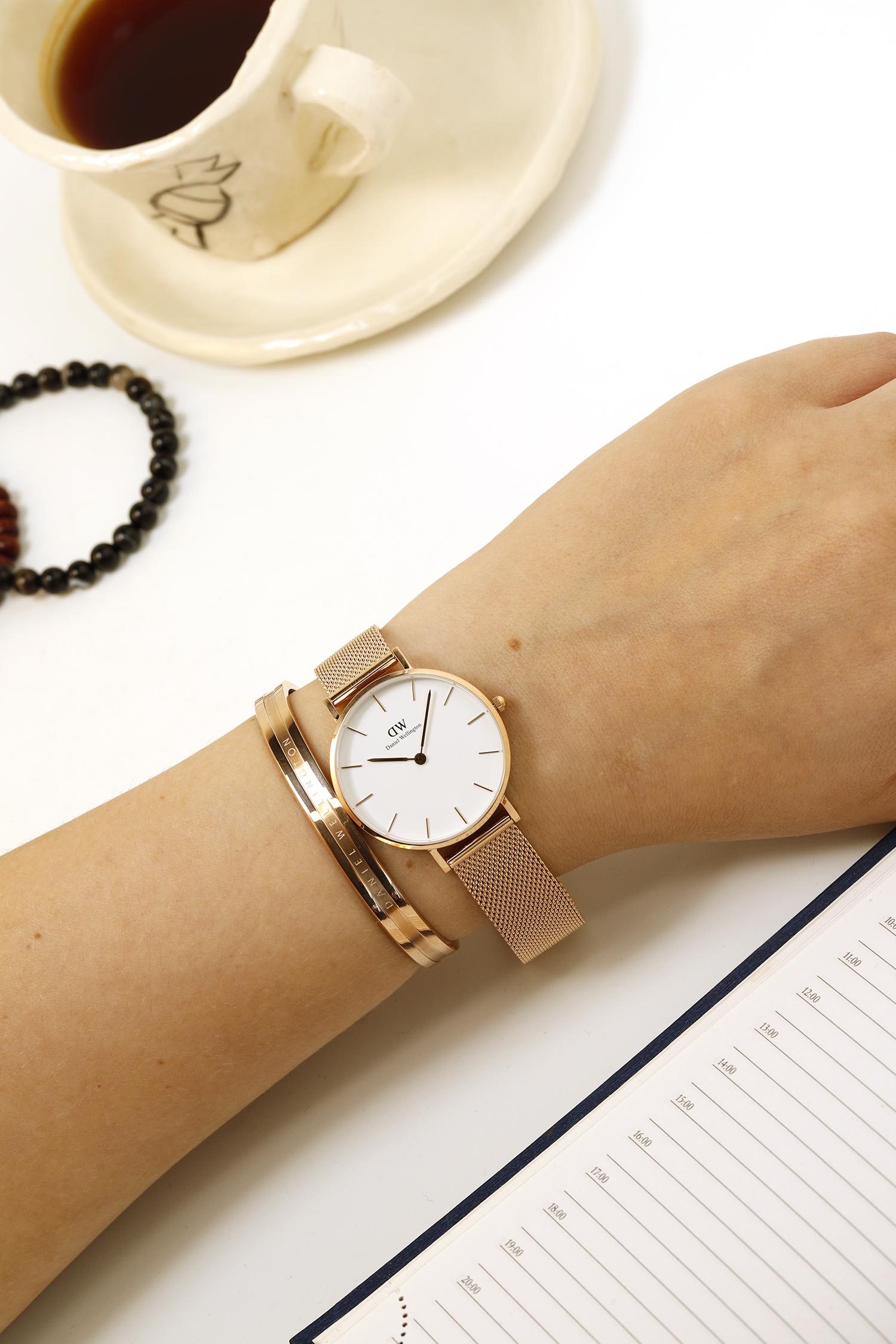 Наручные часы Daniel Wellington Petite 32 Melrose RG White