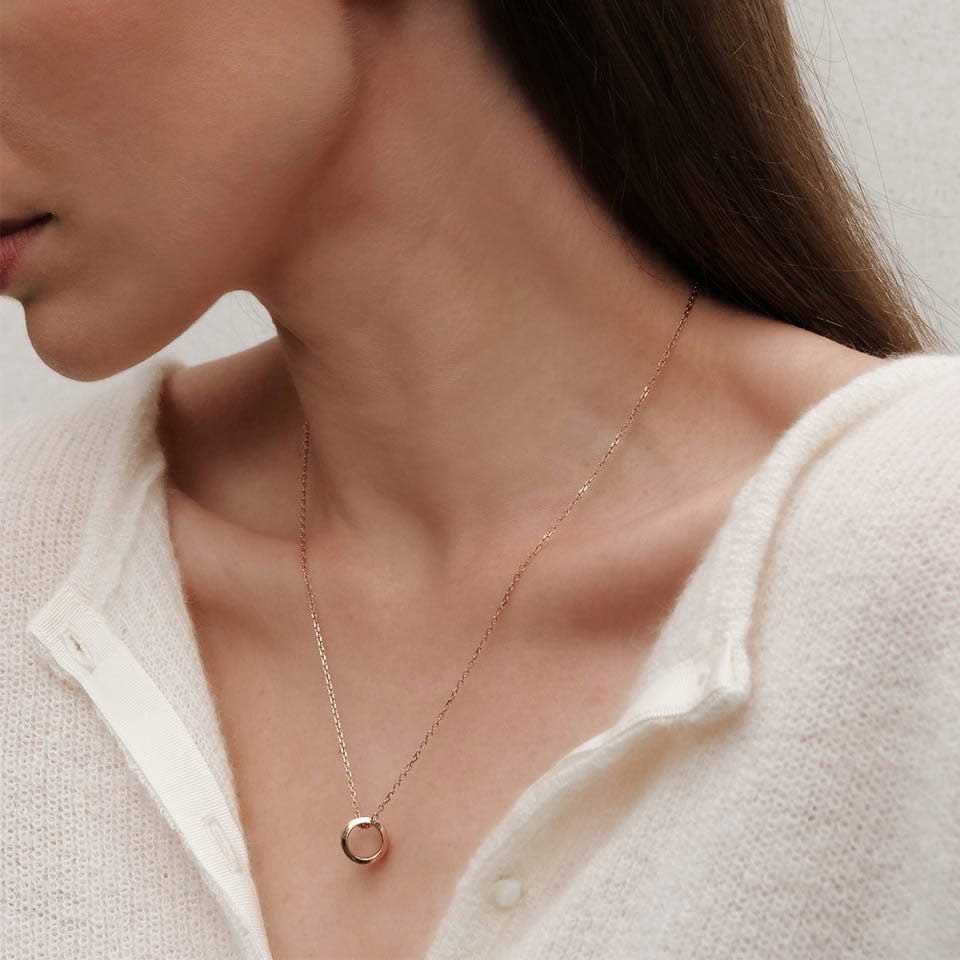 Кулон на цепочке Daniel Wellington Elan-Necklace-RG