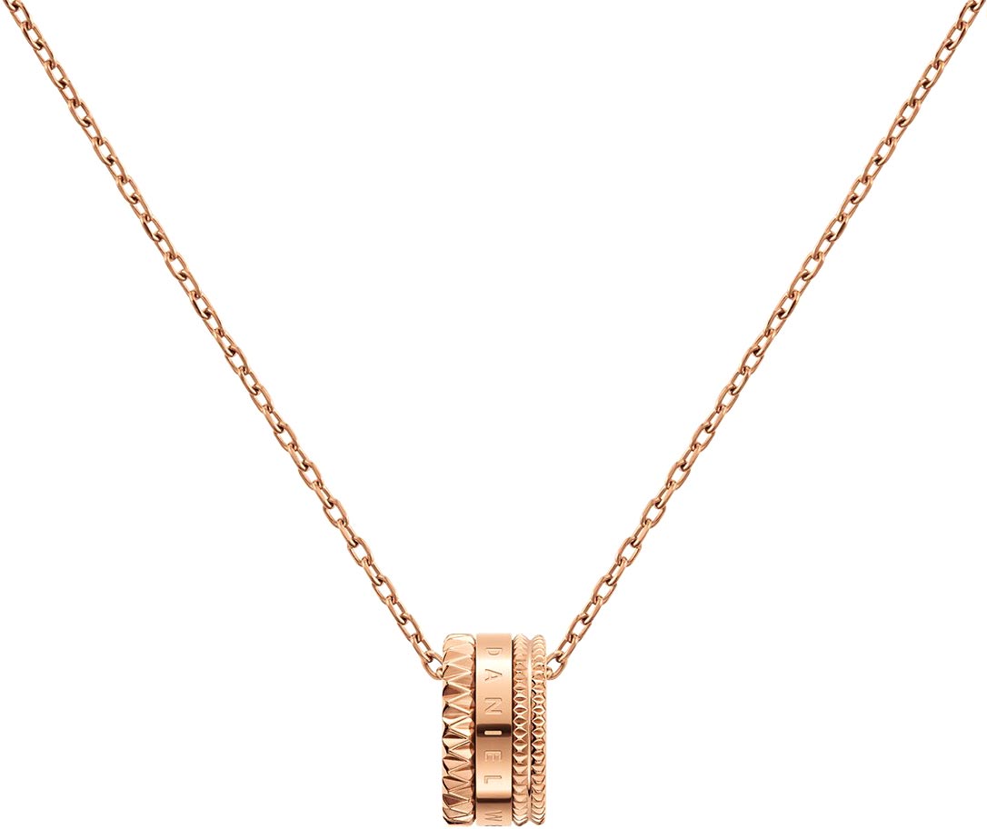 Стальной кулон Daniel Wellington Elevation-Necklace-RG