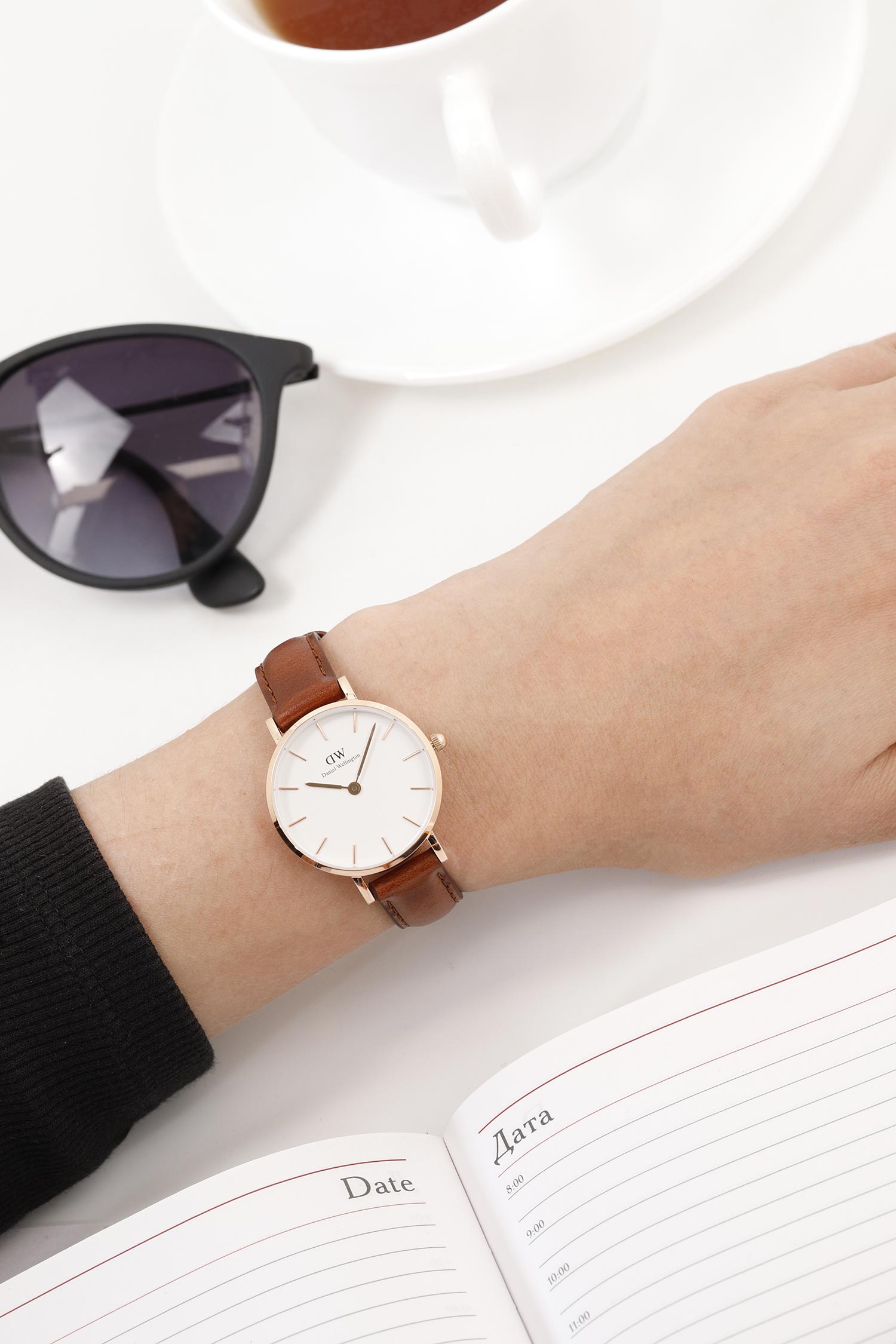 Наручные часы Daniel Wellington Petite 28 St Mawes RG White