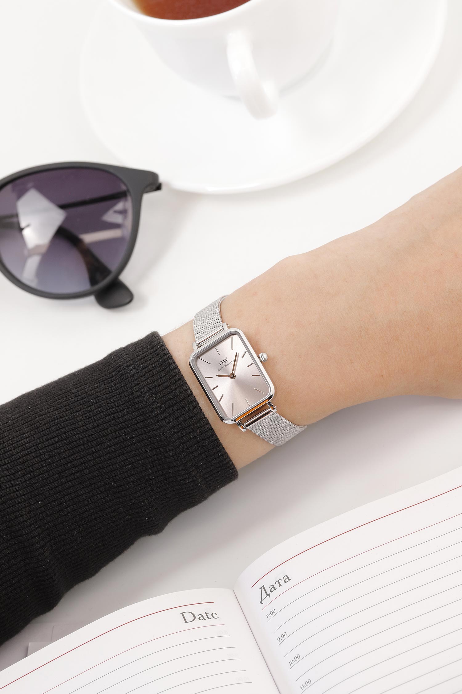 Наручные часы Daniel Wellington Quadro 20X26 Unitone Silver S