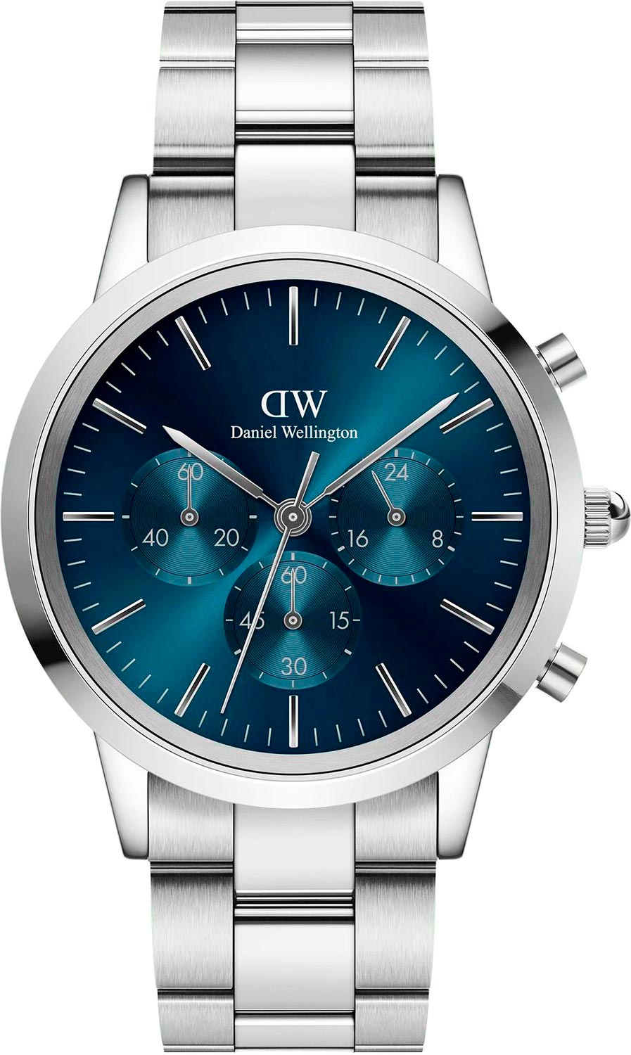Наручные часы Daniel Wellington Iconic Chronograph 42 Link S Arctic