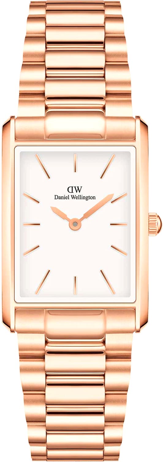 Наручные часы Daniel Wellington Bound 32x22 3-link RG White