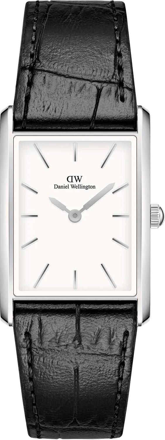 Наручные часы Daniel Wellington Bound 35x24 Black croc leather S White