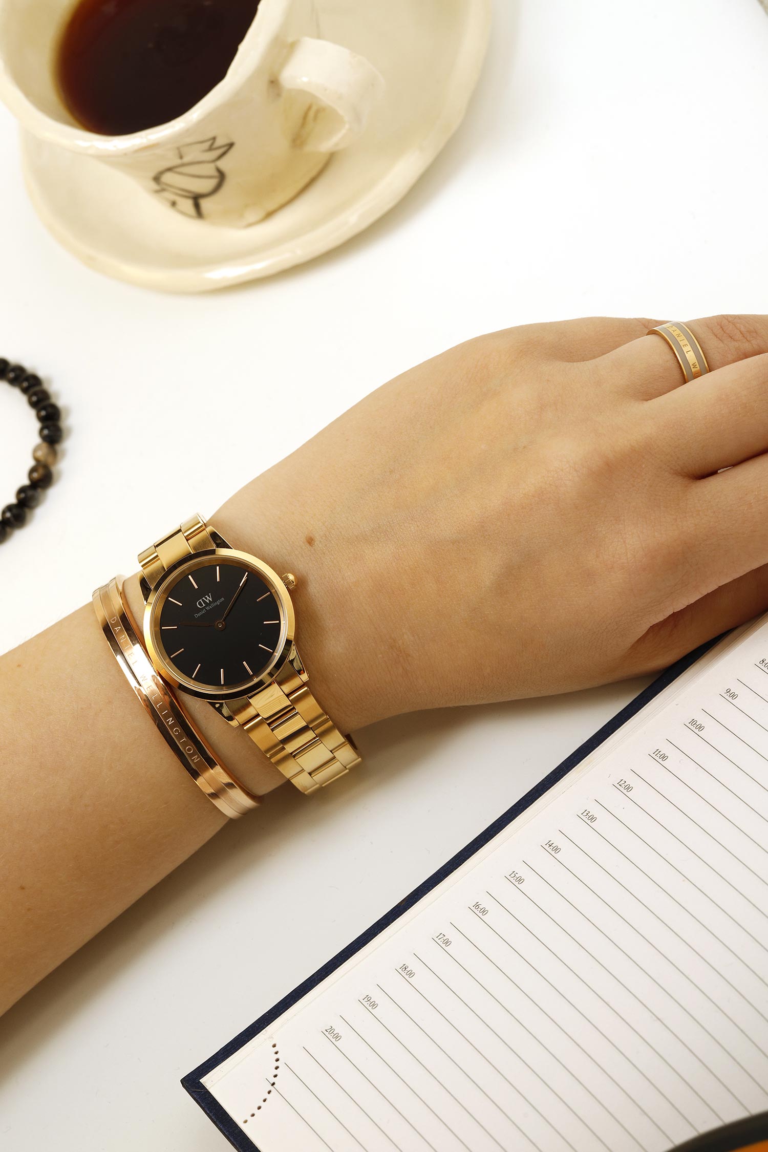 Наручные часы Daniel Wellington Iconic Link 32 RG Black