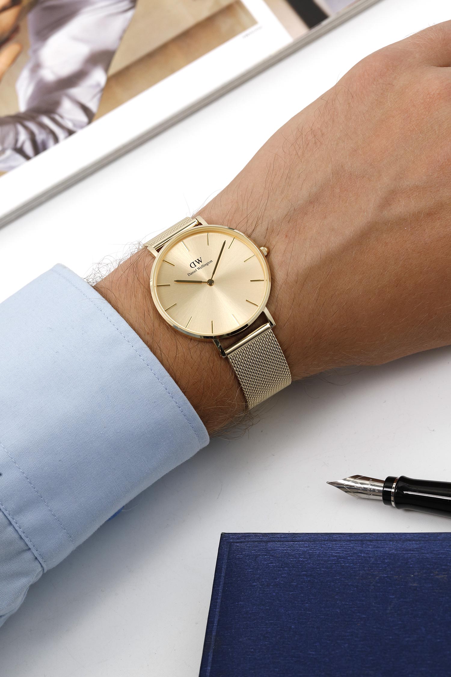 Наручные часы Daniel Wellington Petite Unitone 36 G Gold