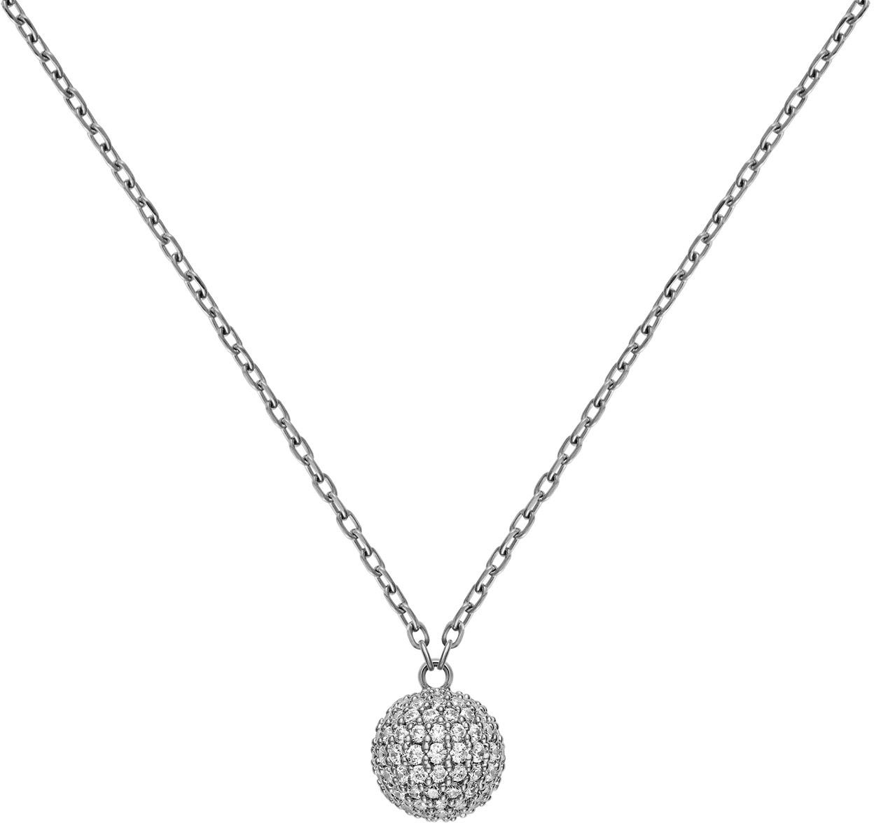 Стальная подвеска на цепочке Daniel Wellington Pave-Crystal-Necklace-S с кристаллами