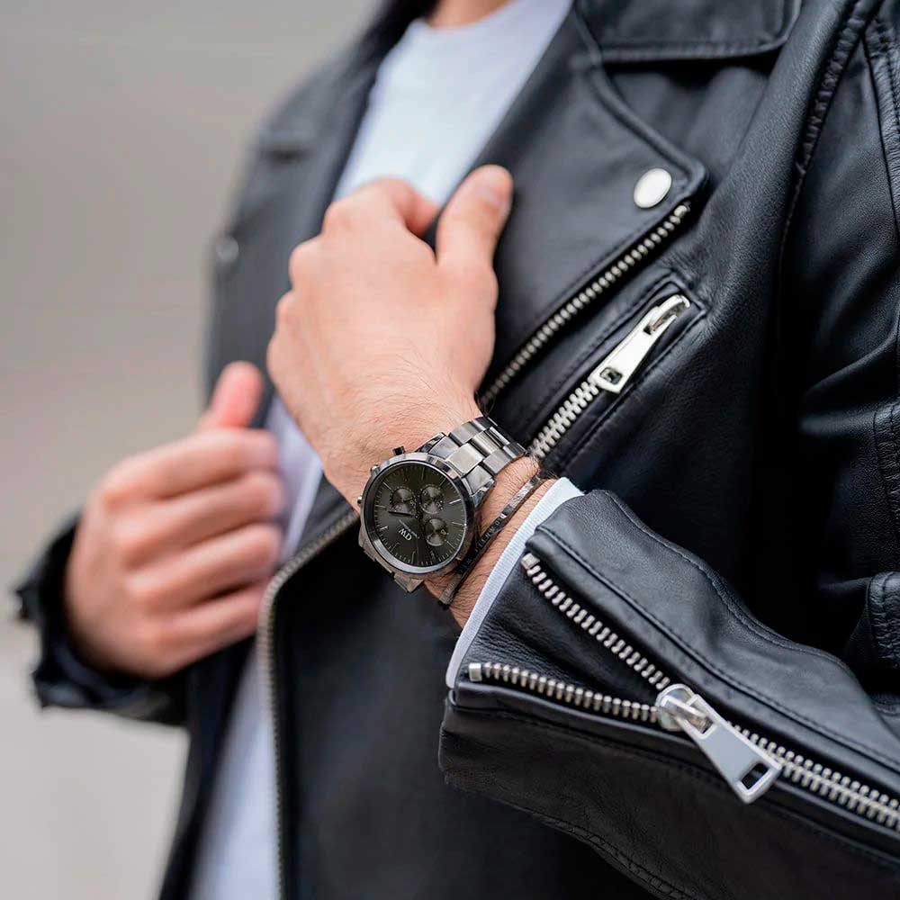 Наручные часы Daniel Wellington Iconic Chronograph 42 Link Graphite