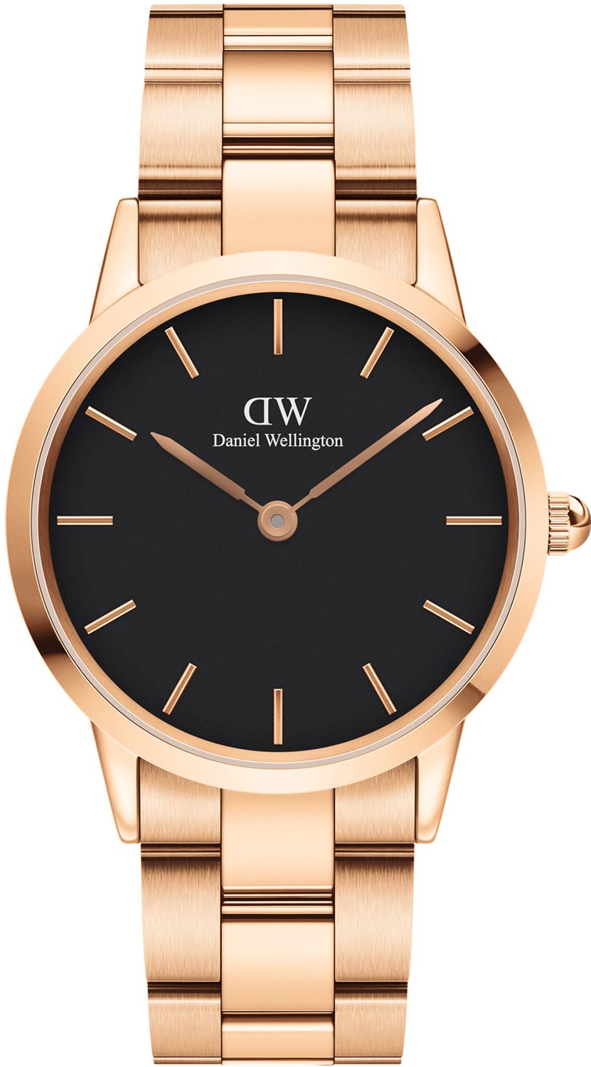 Наручные часы Daniel Wellington Iconic Link 36 RG Black