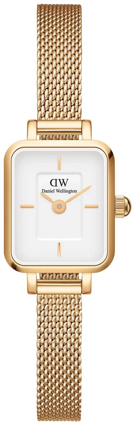 Наручные часы Daniel Wellington Quadro Mini 15.4x18.2 Evergold G White