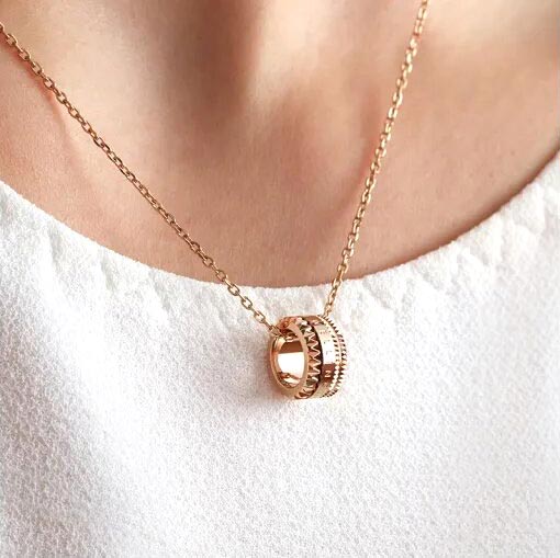 Стальной кулон Daniel Wellington Elevation-Necklace-RG