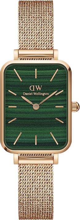 Наручные часы Daniel Wellington Quadro 20X26 Pressed Melrose RG Green