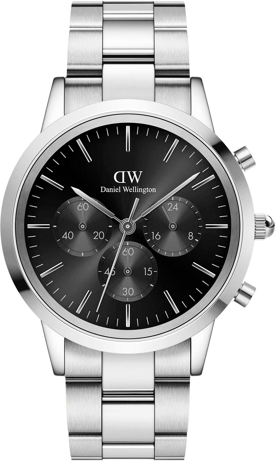 Наручные часы Daniel Wellington Iconic Chronograph 42 Link S Onyx