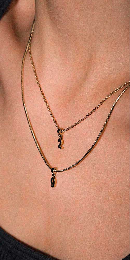 Стальная цепочка Daniel Wellington Charm-Chain-Necklace-RG