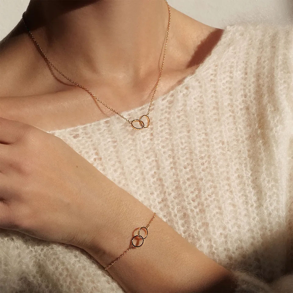 Браслет с подвесками Daniel Wellington Elan-Unity-Bracelet-RG