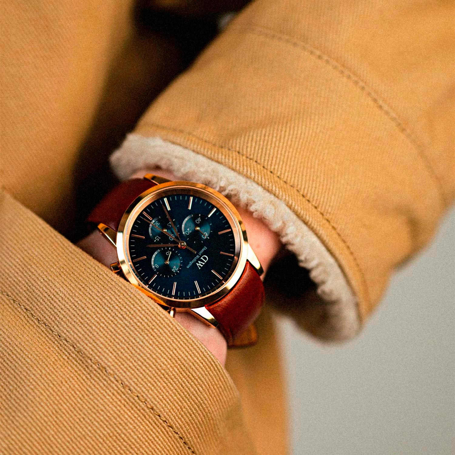 Наручные часы Daniel Wellington Iconic Chronograph 42 St Mawes RG Arctic