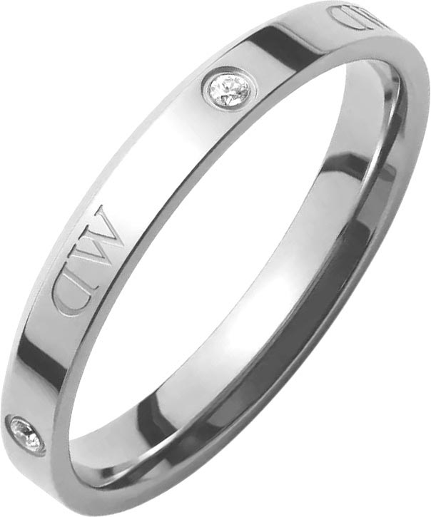 Стальное кольцо Daniel Wellington Lumine-Ring-S