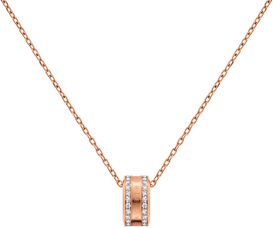 Подвеска на цепочке Daniel Wellington Elan-Lumine-Necklace-RG с кристаллами