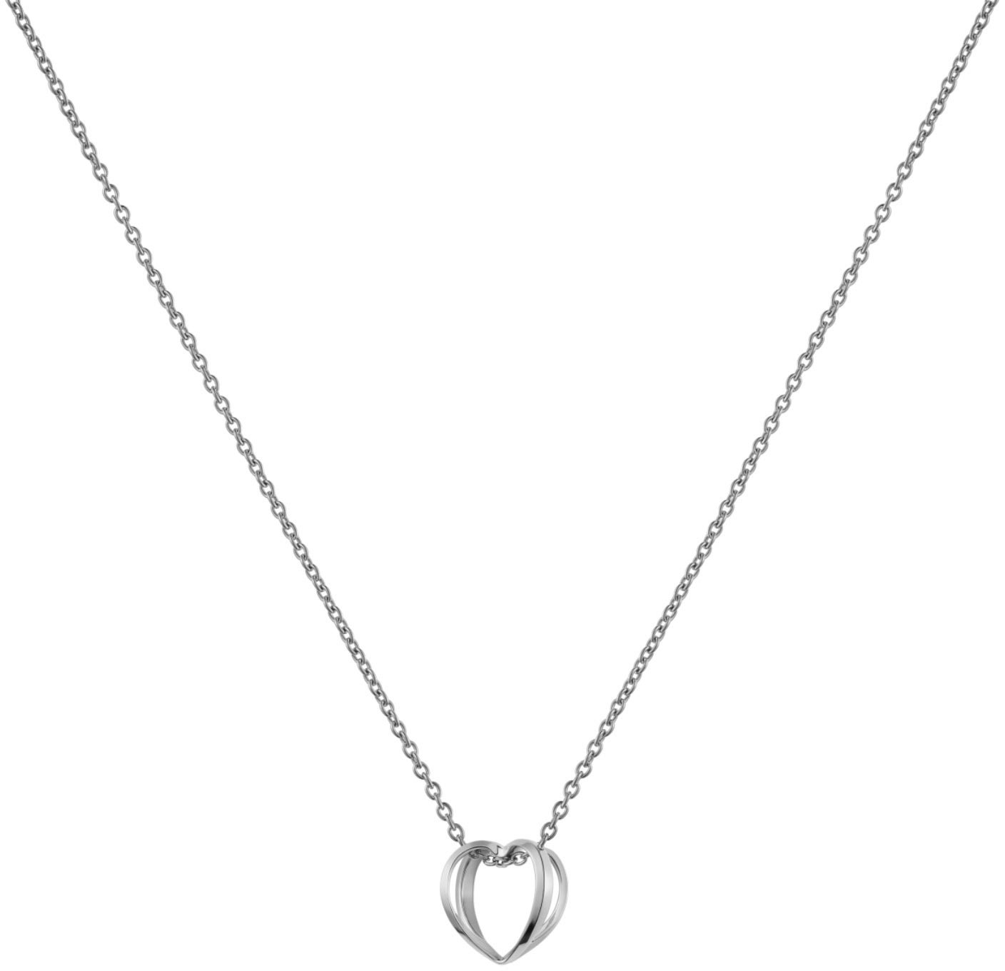Стальной кулон на цепочке ''Сердце'' Daniel Wellington Elan-Le-Coeur-Necklace-S