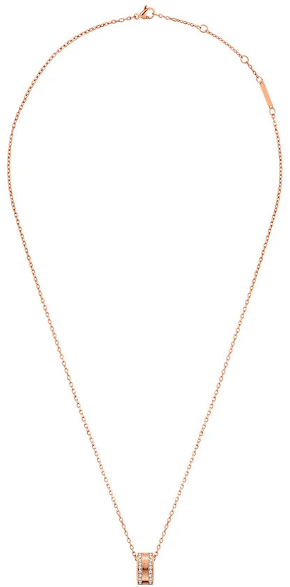 Подвеска на цепочке Daniel Wellington Elan-Lumine-Necklace-RG с кристаллами