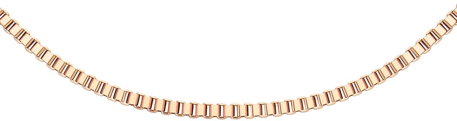 Стальная цепочка Daniel Wellington Elan-Box-Chain-Necklace-Short-RG